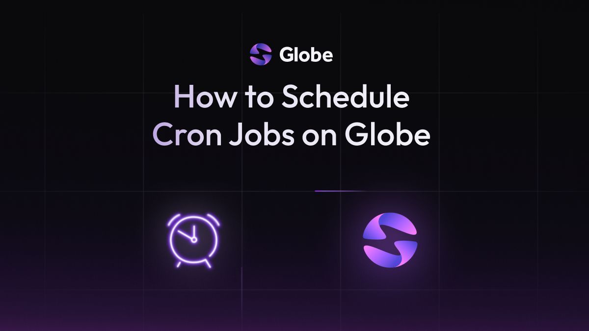 dart_globe's tweet image. Need to send scheduled push notifications to your users? 📲
Use Globe's built-in cron jobs. Define a schedule in globe.yaml, and Globe calls an endpoint in your app. No external schedulers needed.
Learn how to set up cron jobs here 👉 docs.globe.dev/guides/globe-c…
#GlobeDev #Cron…