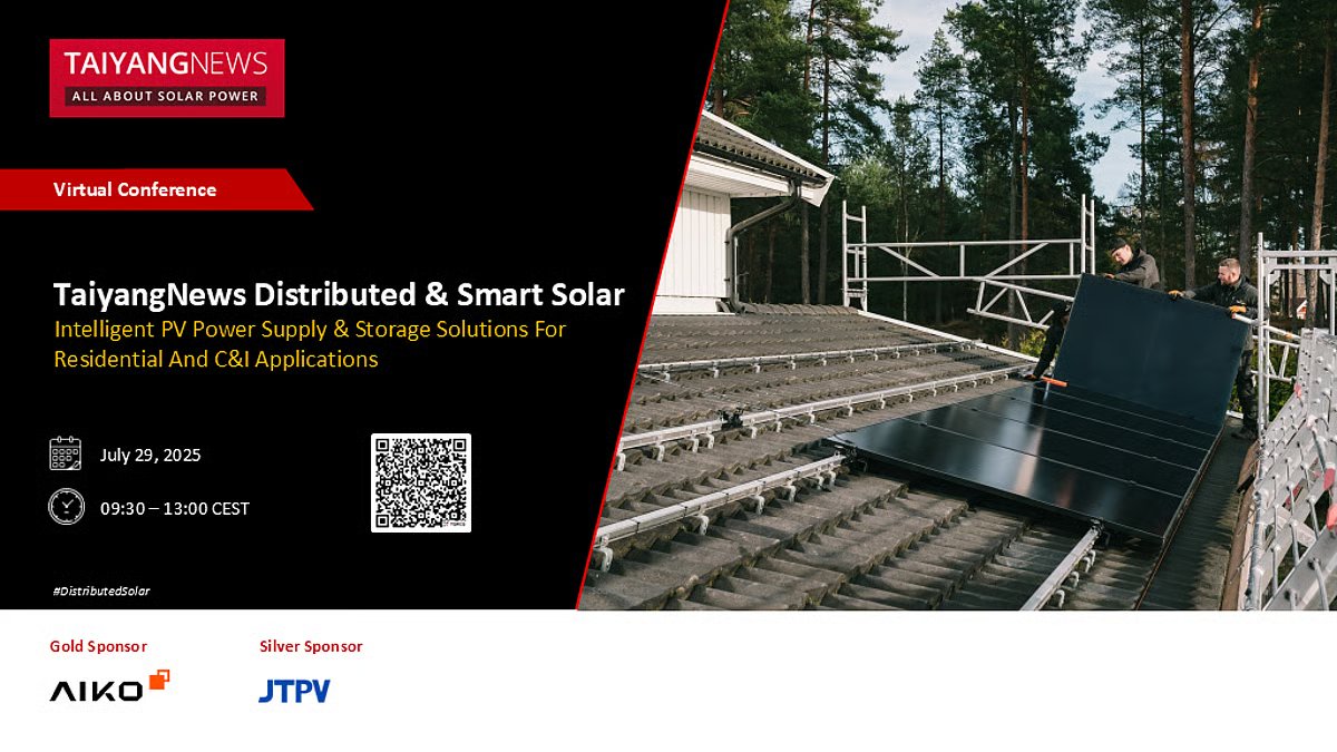 TaiyangNews - All About Solar (@taiyangnews) on Twitter photo 📢Block your 🗓️ for July 29, 2025 for <a href="/TaiyangNews/">TaiyangNews - All About Solar</a> Distributed & Smart Solar Conference 2025! We’ll dive into the latest ⚡️innovations, business models, & policies shaping the solar☀️future across #DistributedSolar segments. Register 🆓bit.ly/4m44umN #SolarEnergy #Solar 📢Block your 🗓️ for July 29, 2025 for <a href="/TaiyangNews/">TaiyangNews - All About Solar</a> Distributed & Smart Solar Conference 2025! We’ll dive into the latest ⚡️innovations, business models, & policies shaping the solar☀️future across #DistributedSolar segments. Register 🆓bit.ly/4m44umN #SolarEnergy #Solar