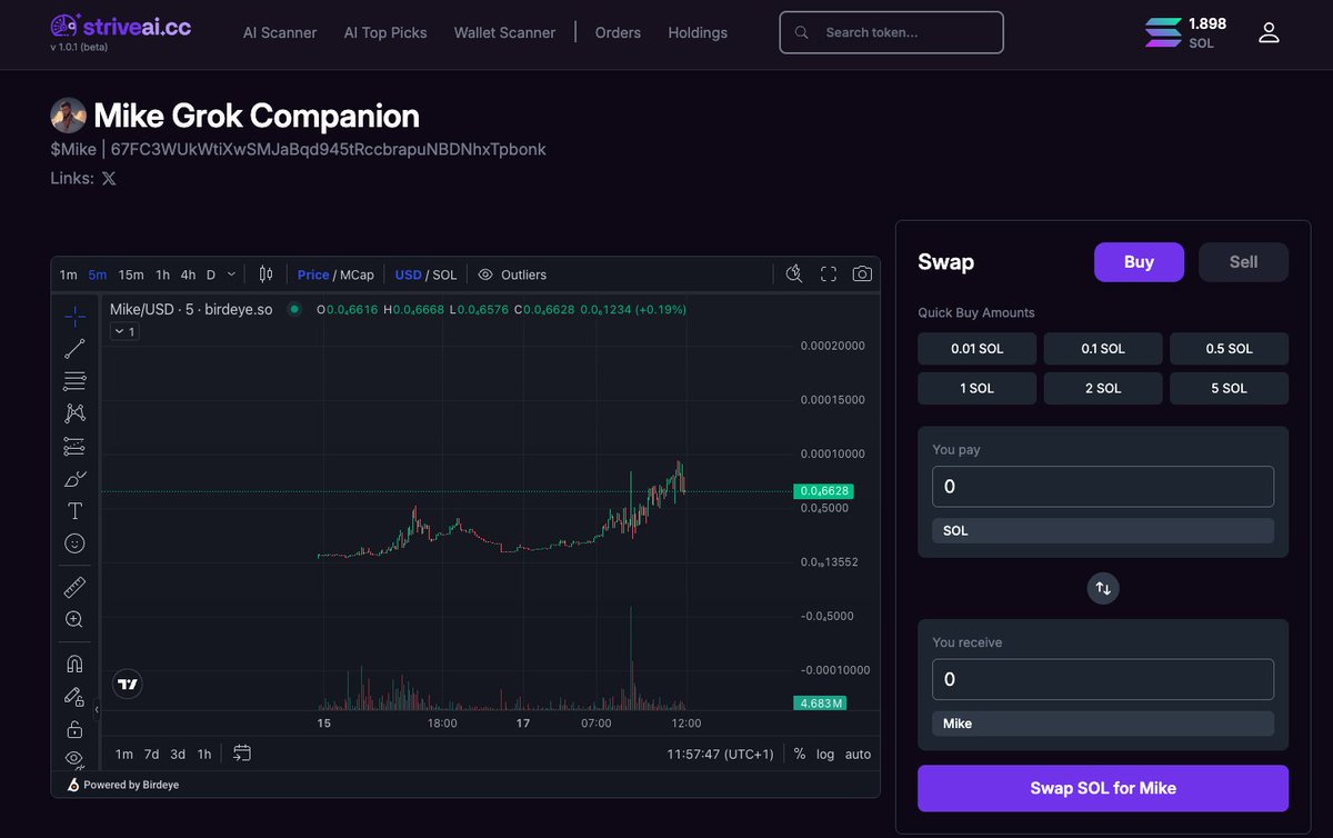 Strive AI tweet media