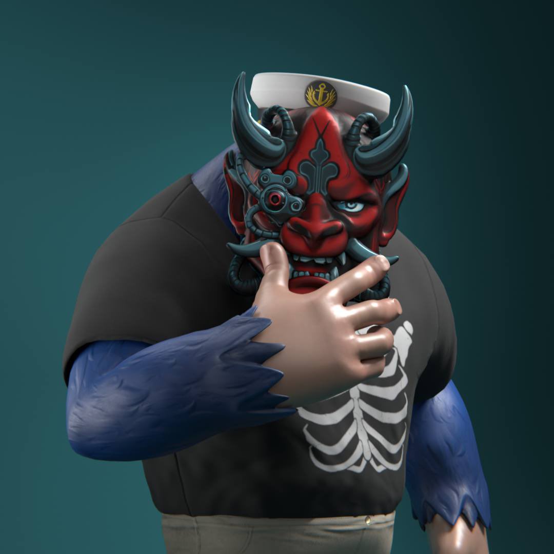allodev's tweet photo. The ONI mask stays on 👺 https://t.co/fLBgtUcNSM
