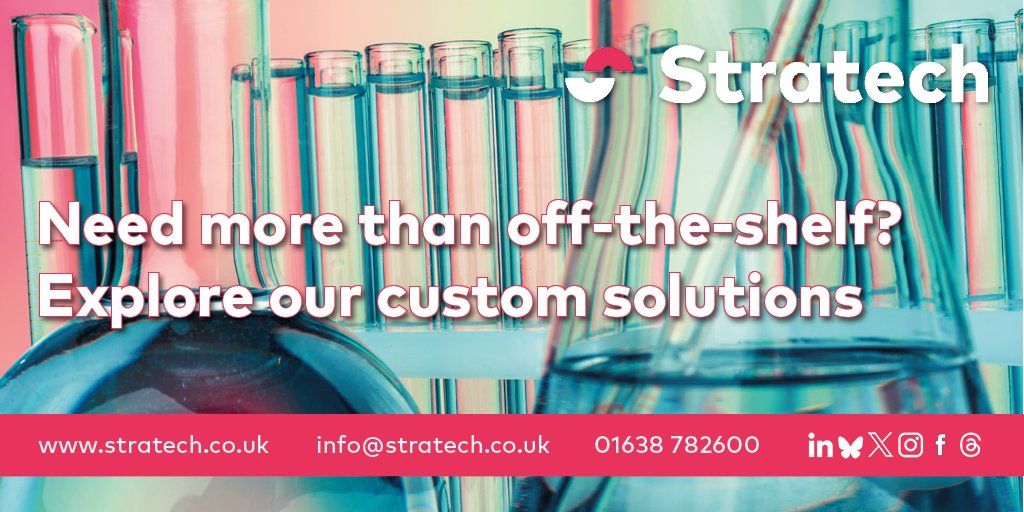 Stratech_UK's tweet image. At Stratech, we’re committed to sourcing the perfect #reagents for your #research. But when standard solutions fall short, our extensive custom services and made-to-order products deliver the precision you require.
Explore your tailored options here: stratech.co.uk/services/