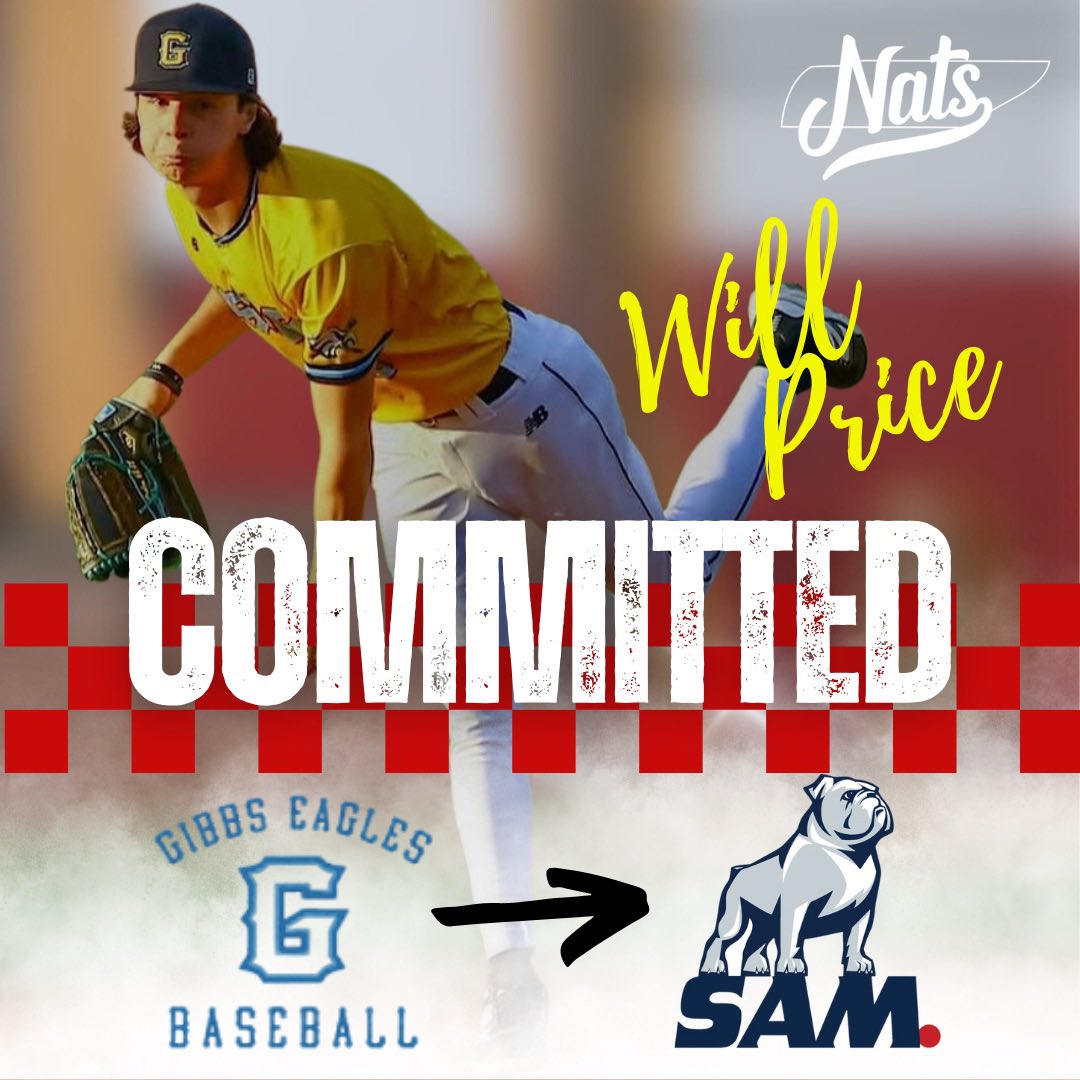 NATS Baseball (@tnnationalsbb) on Twitter photo π CONGRATS to 2026 LHP <a href="/Will_Price20/">Will Price</a> (Gibbs High School) on his commitment to <a href="/SamfordBaseball/">Samford Baseball</a> yesterdayβΌοΈ
One of the top LHPs in the class in the state of TN and an even better young man. Incredibly happy for Will and his family. π
#TNkid | #NAT4L π CONGRATS to 2026 LHP <a href="/Will_Price20/">Will Price</a> (Gibbs High School) on his commitment to <a href="/SamfordBaseball/">Samford Baseball</a> yesterdayβΌοΈ
One of the top LHPs in the class in the state of TN and an even better young man. Incredibly happy for Will and his family. π
#TNkid | #NAT4L
