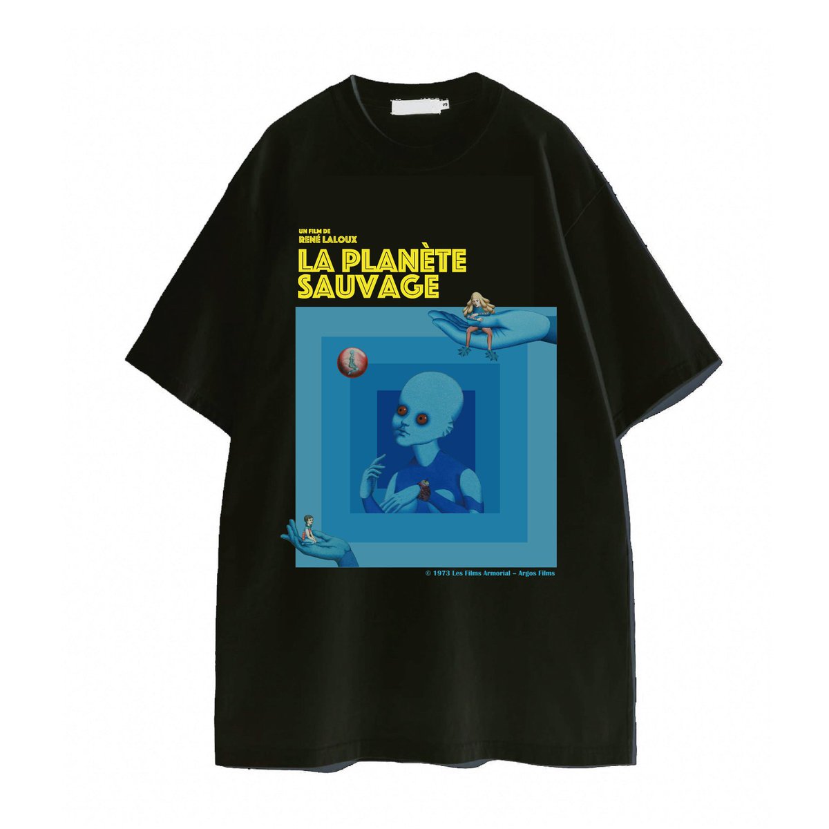 HUMAX_SHIBUYA's tweet image. 『ルネ・ラルー ファンタスティック・コレクション』
「ファンタスティック・プラネット」公式Tシャツ 2種販売中👽
▶️hmxcinema.thebase.in
明日7/18(金)売切れていた商品、最後の入荷があります。
今後追加はございませんので、お早めにお買い求めください👽
#ファンタスティックプラネット
