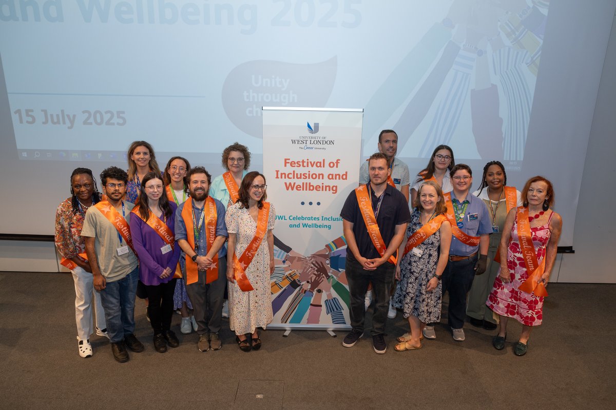 UniWestLondon's tweet photo. The second annual Festival of #Inclusion and #Wellbeing at UWL was a celebration for staff with talks, workshops and activities💙

The festival encouraged staff to become confident and thoughtful role models by promoting acceptance, tolerance and empowerment

#UnityThroughChange https://t.co/SGMbA4FW9u