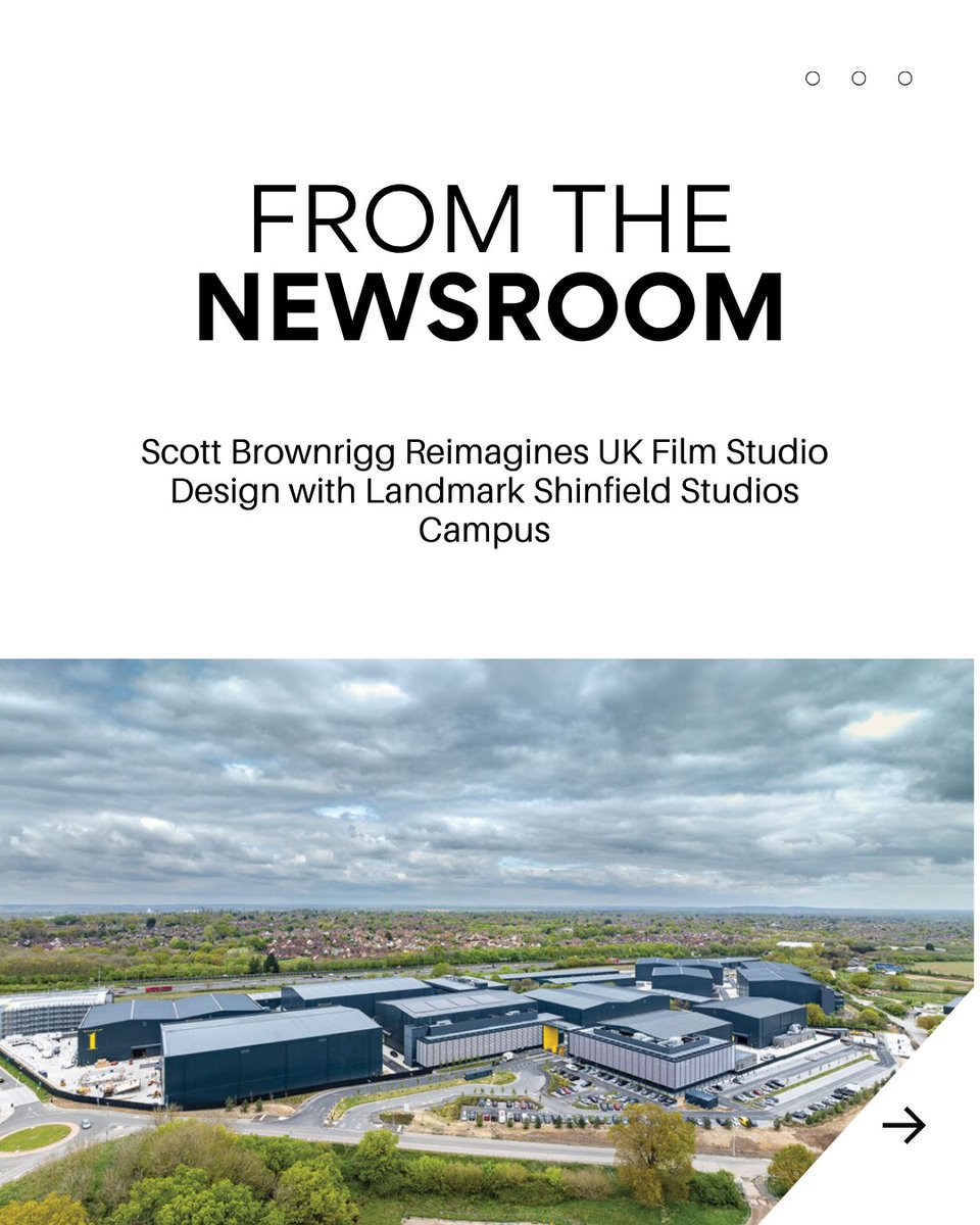 ArchitectsDF's tweet image. Scott Brownrigg delivers Shinfield Studios, the UK’s largest new-build film campus, setting a new benchmark for creative, flexible and sustainable design.

Read more here.👉architectsdatafile.co.uk/news/thats-a-w…

#FilmStudioDesign #CreativeInfrastructure #ScottBrownrigg #ADF #ArchitectsDatafile