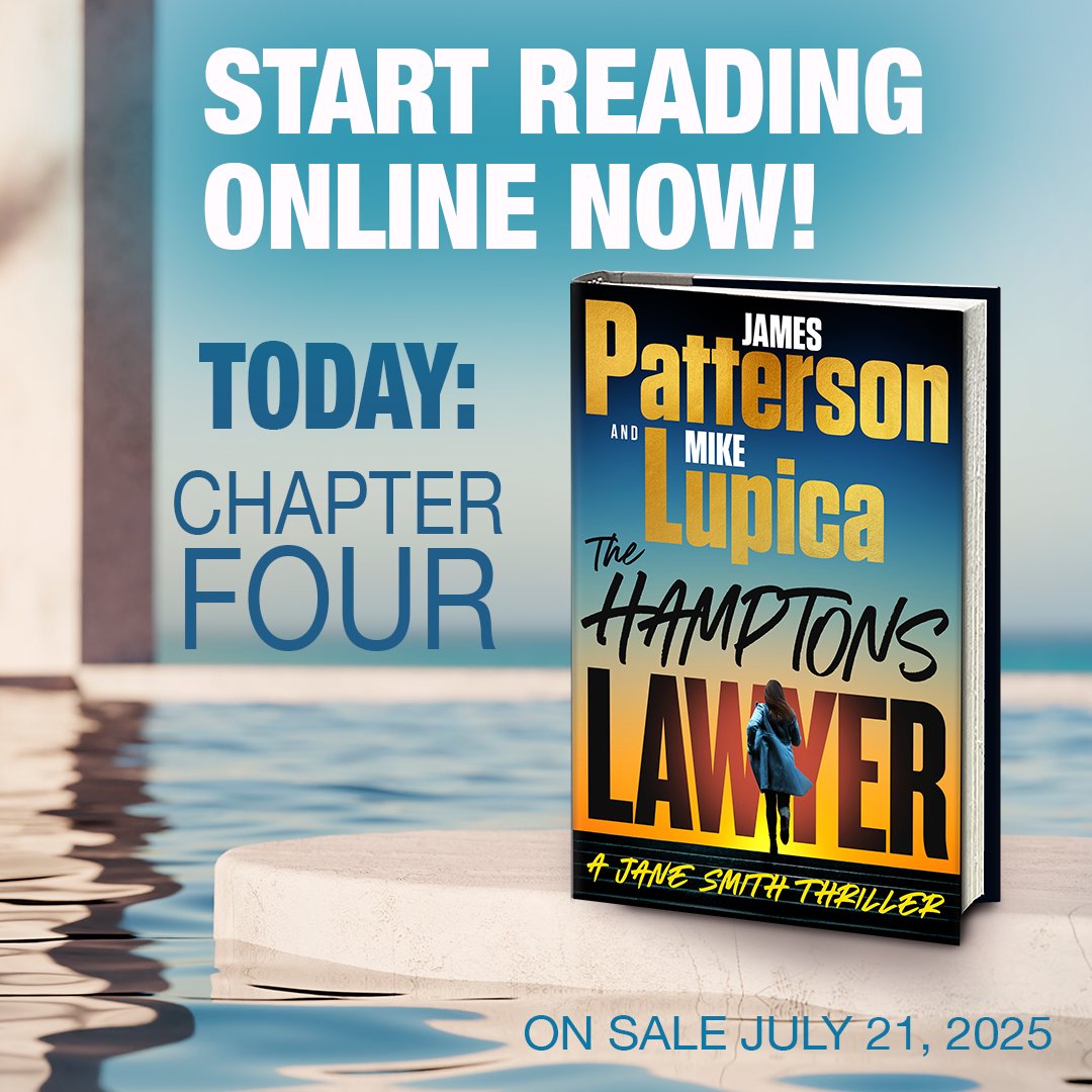JP_Books's tweet image. The hottest spot in the Hamptons this summer isn’t on the beach — it’s in the courtroom. Here’s one last peek at THE HAMPTONS LAWYER, the new legal thriller coming Monday from me and @MikeLupica July 21. Read chapter 4 today on my website: bit.ly/43tKp2L