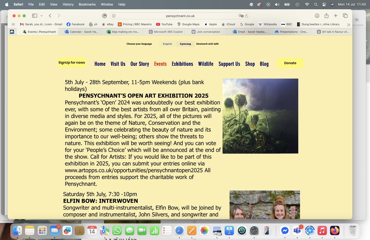 NaturAmByth's tweet image. Art meets conservation! 🎨 Our Scarce Yellow Sally 🪰 project with @WrexhamUni has inspired student work now showing at the @Pensychnant1 Art Exhibition.
Visit weekends 11-5pm (+ bank hols) until 28 Sept. Don't miss out! #NaturamByth
Info: orlo.uk/zBX2J