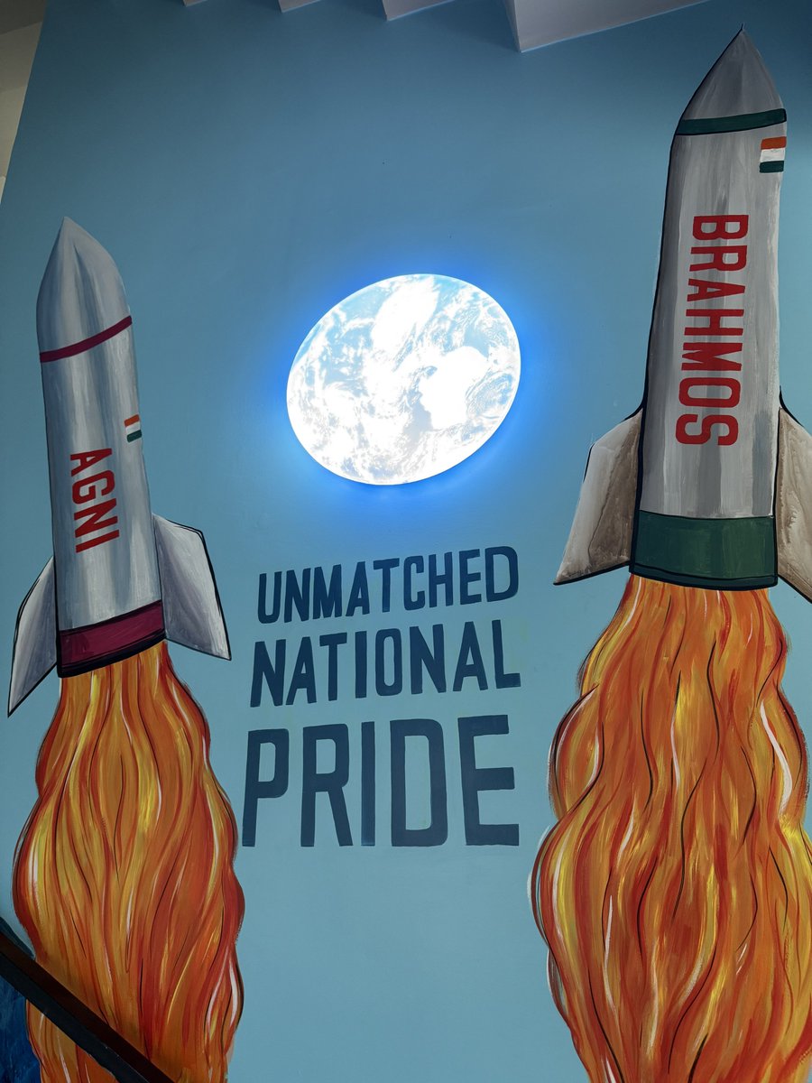 duberules06's tweet photo. But what stood out even more —
🇮🇳 They’ve proudly dedicated their main wall to India’s own missile #BrahMos, and their bill receipt carries a heartfelt tribute to the Indian Armed Forces.
This is the kind of nationalism  we need in everyday life.
Kudos to the team! 🙏🇮🇳

#Pompot https://t.co/VmYuuSLpvY