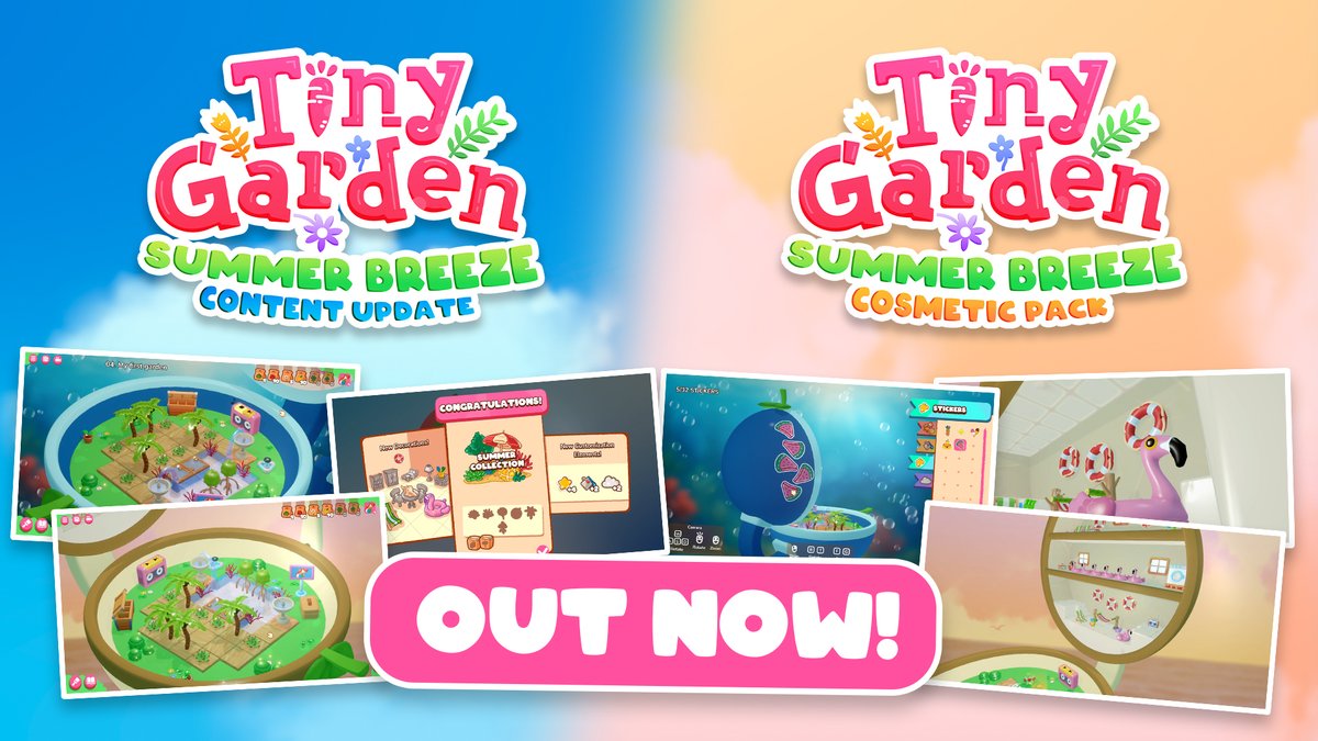 Tiny Garden: Summer Breeze Update out now ☀️🍃