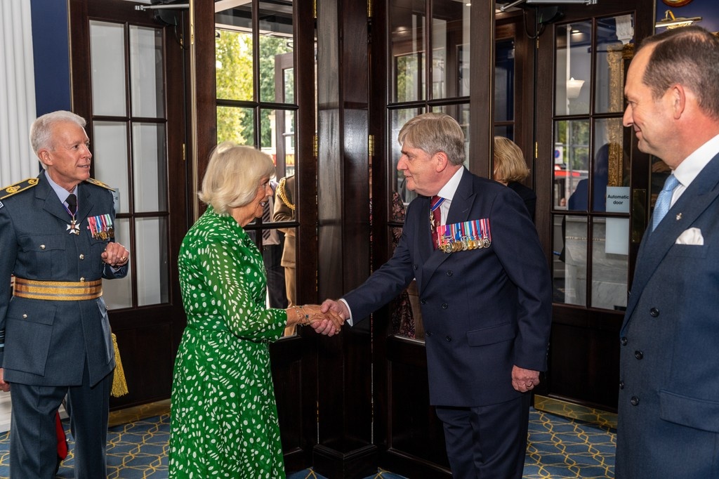 TheRAFClub's tweet image. The Royal Air Force Club extends warmest birthday wishes to Her Majesty Queen Camilla.
We reflect on Her Majesty’s visit to the Club in August 2023, when we were honoured to welcome Her Majesty for the unveiling of a portrait of Assistant Section Officer Noor Inayat Khan.