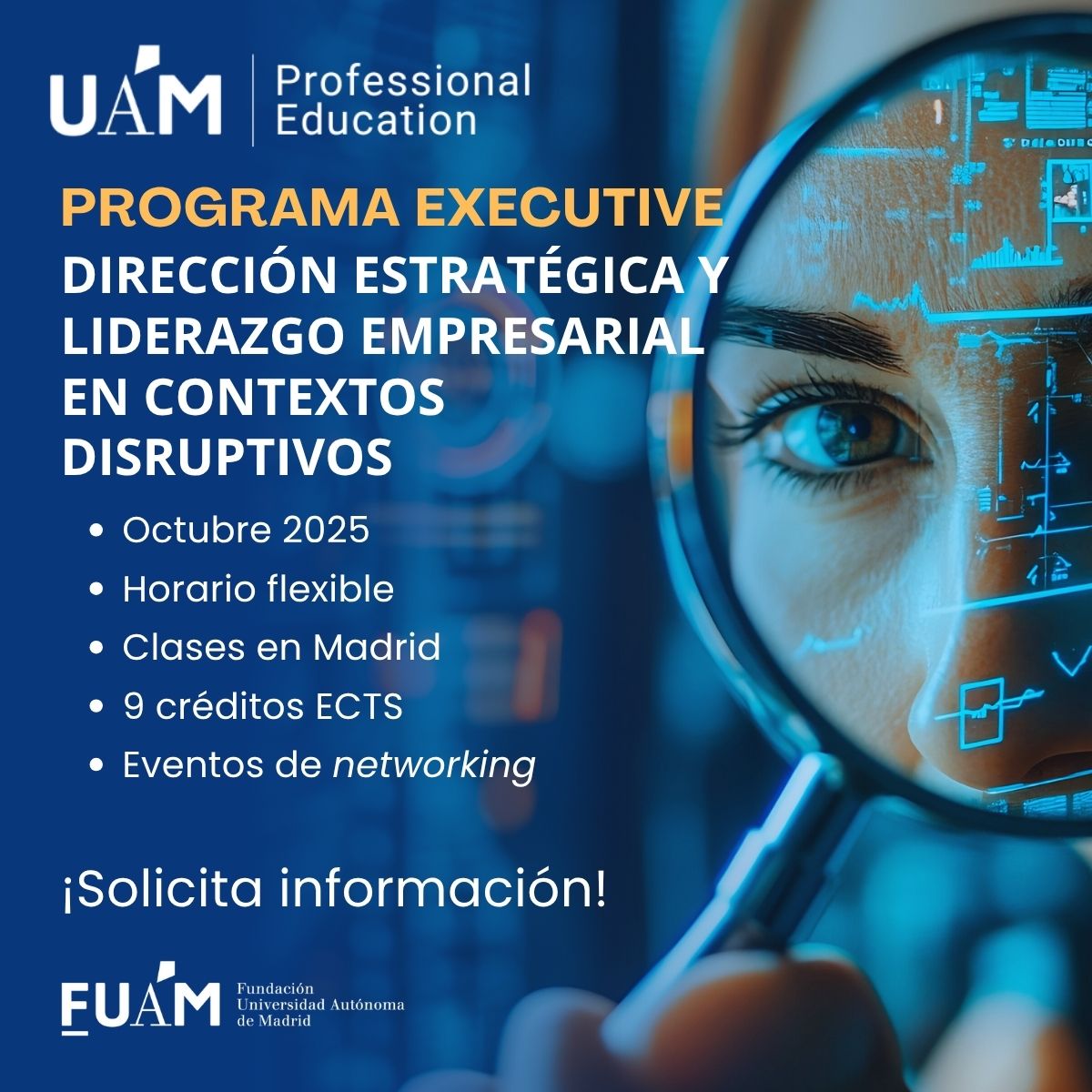 fuam_uam's tweet image. ¿Quieres liderar la gestión del conocimiento en tu organización? ¡Apúntate al programa executive de la @UAM_Madrid!
📍Campus UAM 280
🎓 Certificación UAM
🧠 Formación para futuros Chief Knowledge Officers
👉 executive.fuam.es/programa-execu…