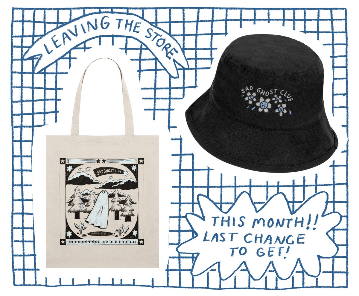 thesadghostclub's tweet image. These cute ghostie goodies are leaving the store in August!!! So this is ur last chance to grab em x
Thesadghostclub.com