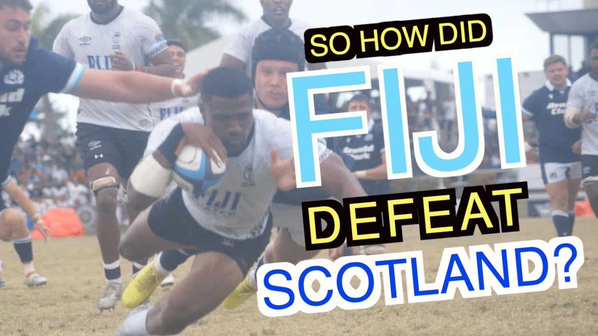 SquidgeRugby's tweet image. A historic day in Suva! A brilliant, open Fiji team tore open Scotland for a famous win on Saturday in maybe the game of the weekend. We dig into how, why, and Wainaqolo it all happened...
youtu.be/DvRcT04w_cg?si…