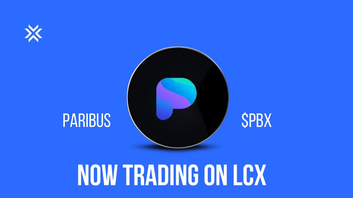 🚀 $PBX <a href="/paribus_io/">Paribus</a> is now live on LCX!

→ Trade $PBX/EUR now: exchange.lcx.com/en/trade/PBX-E…

✅ Deposits and withdrawals enabled!