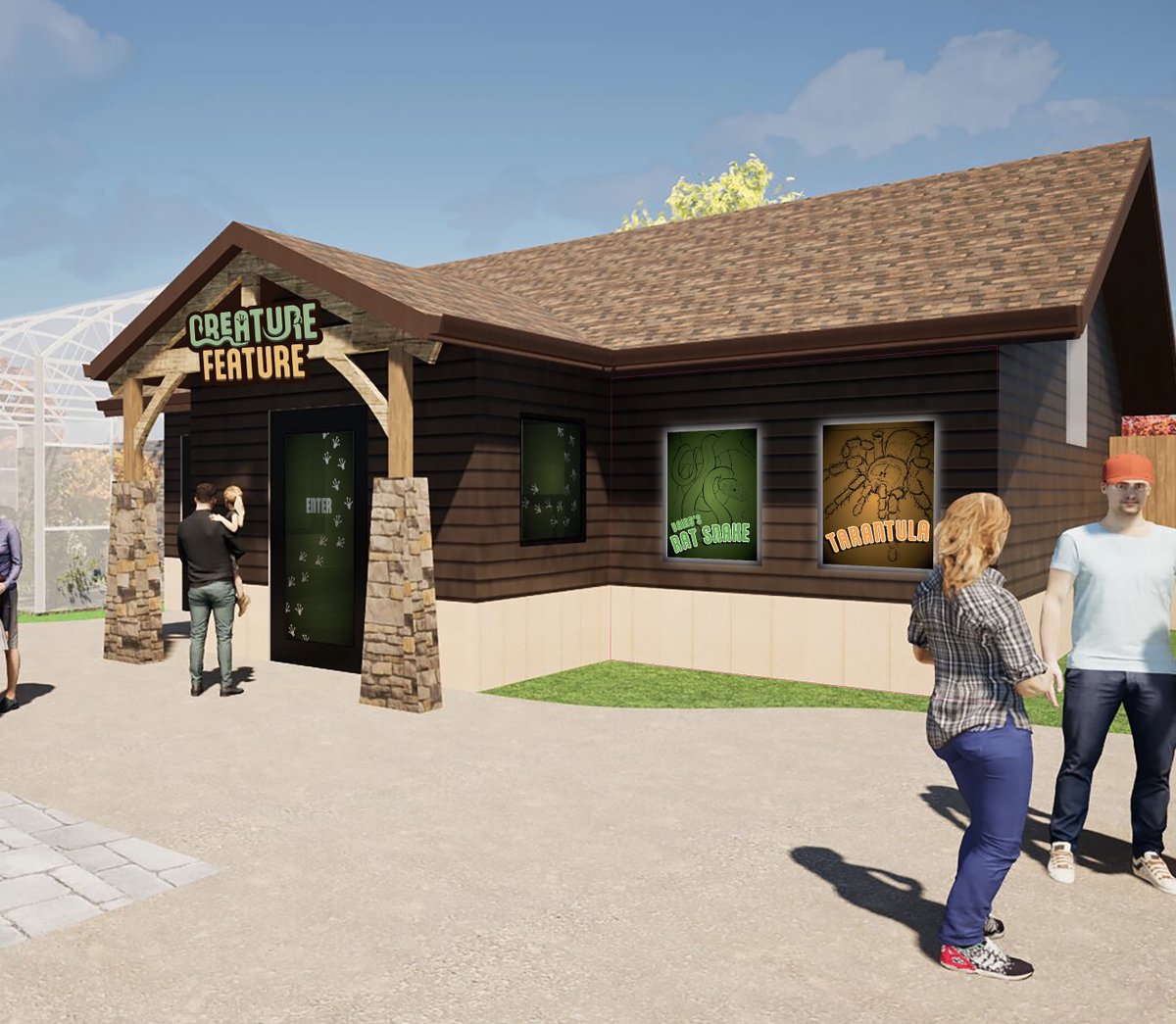 aigkenham's tweet image. A brand-new experience is under construction at the Creation Museum @CreationMuseum called the Creature Feature!
It will be located between the stunning newly opened Butterfly House and the beautiful newly opened Conservatory that exhibits the plants of the bible.
Get ready…