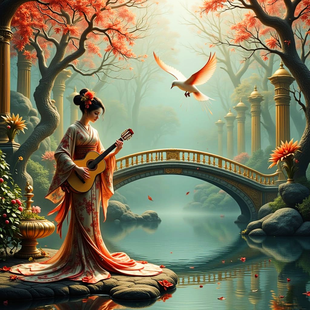 havvefunn118's tweet image. Nice.
#aiart #geisha #music #landscape