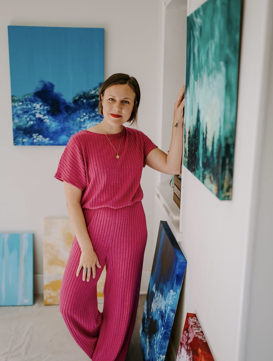 AndiBray's tweet image. I am just getting started here on X. Digitally introducing myself!👋 I am Abstract Impressionist artist, Andi Bray. I am looking to connect with a supportive art community and enter the NFT space. I believe art is for everyone. Here to learn and champion my fellow creatives!