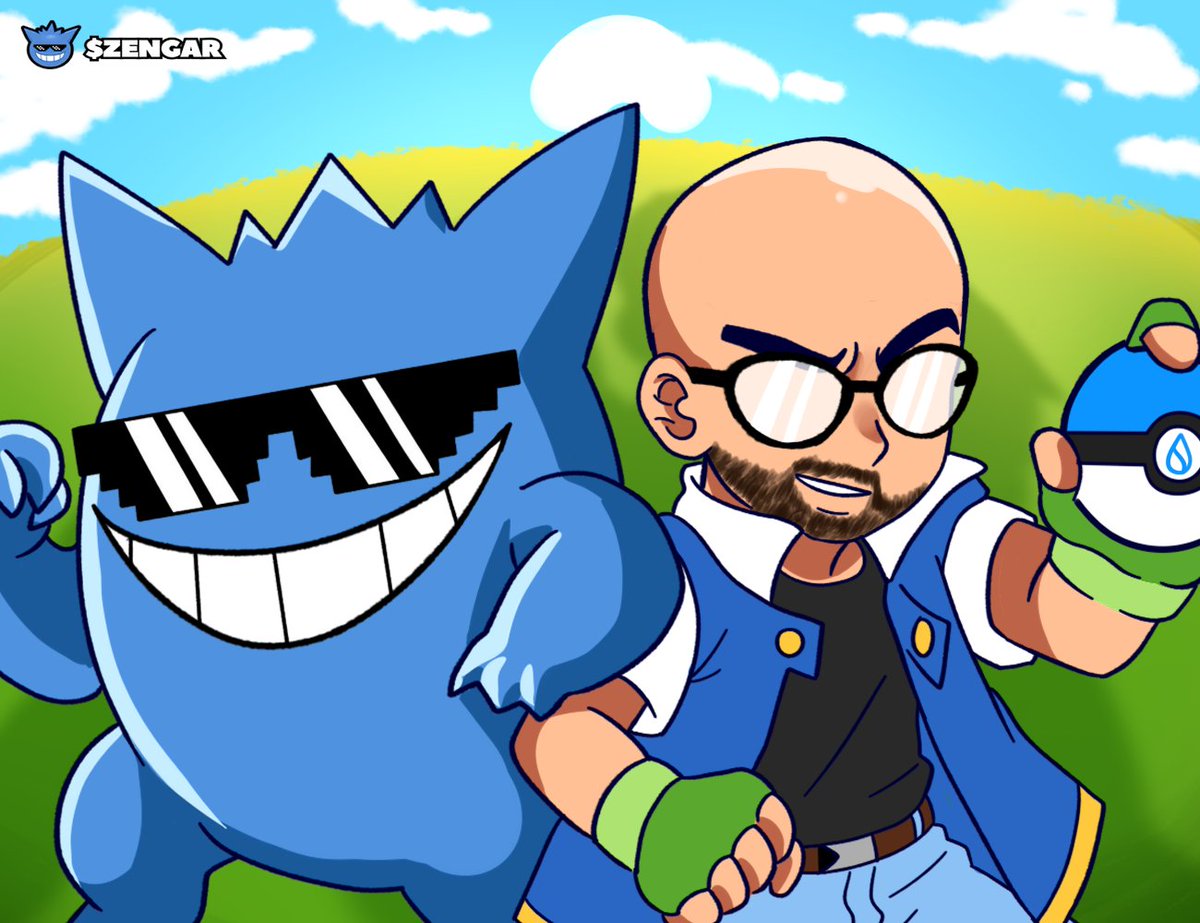 Found my new trainer… he only throws Pokéballs at blue-chip ghosts 💧👻

$ZENGAR