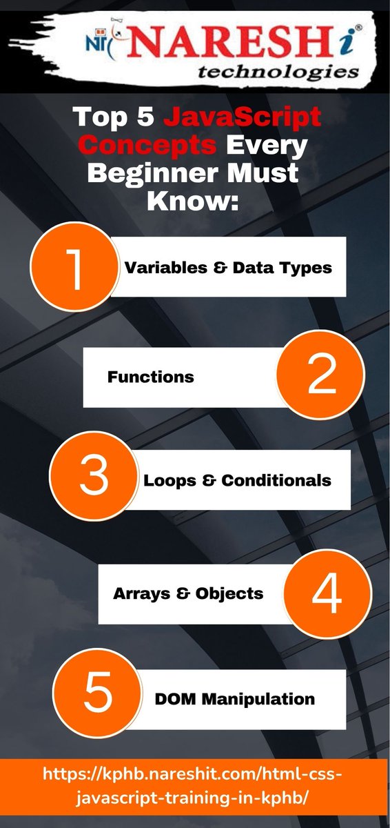 nareshitkphb's tweet image. Javascript Online training - NareshITKPHB
For more details Visit : nareshit.com/courses/html-c…

#JavaScript #ES6Features #WebDevelopment #LearnJavaScript #FrontendDevelopment #CodingForBeginners #JavaScriptTips #CodeNewbie #DevLife #JSCommunity #nareshitkphb