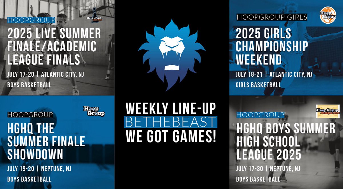 👋 We are live all week! 👋

📽️ Live Streams + 📲 On-Demand + 😎 Coaches Watching!

Visit BeTheBeast.com/events for access! <a href="/HoopGroupHQ/">Hoop Group HQ</a>