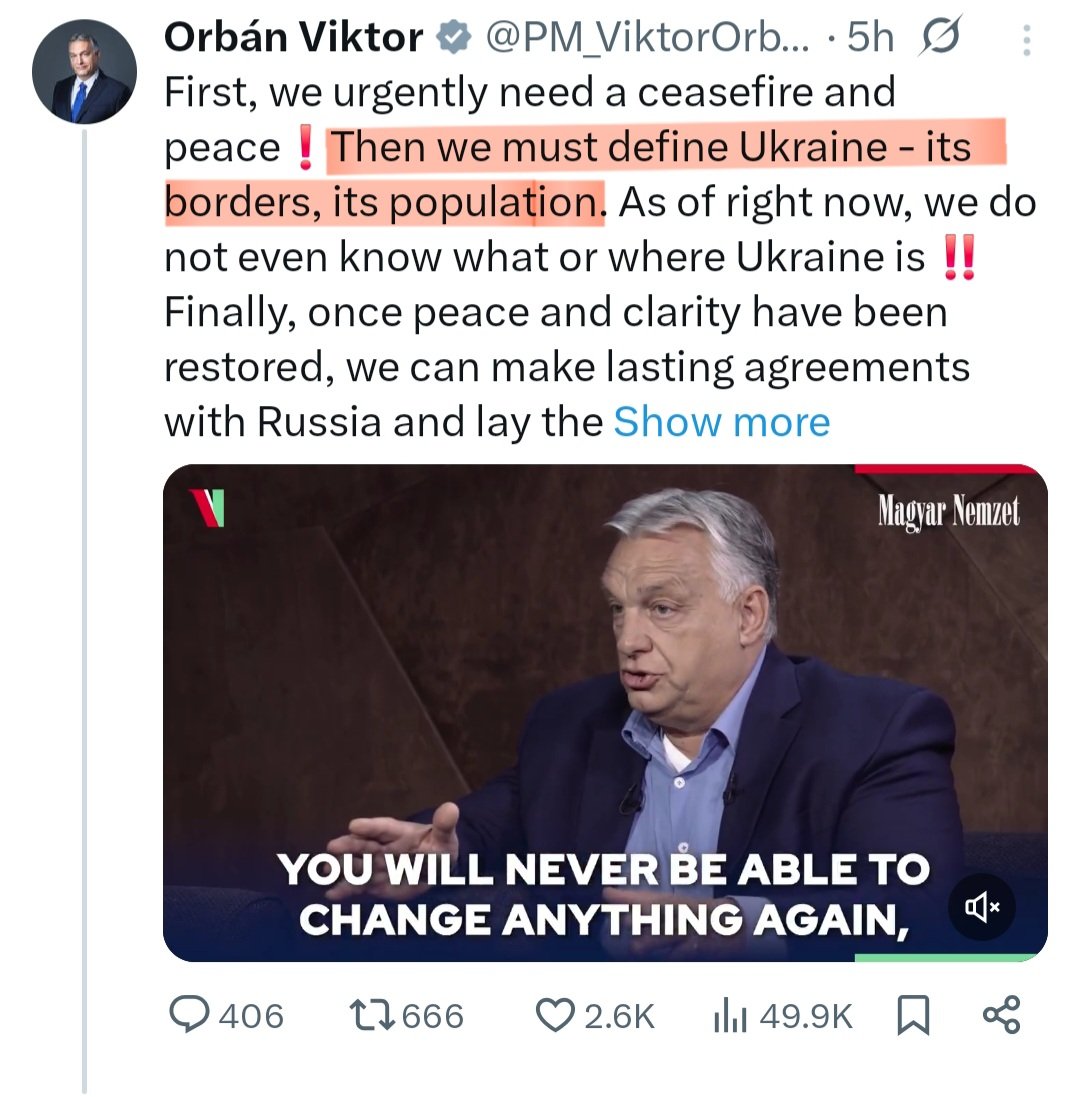 SzabadonMagyar's tweet image. Orban speaks more and more openly
