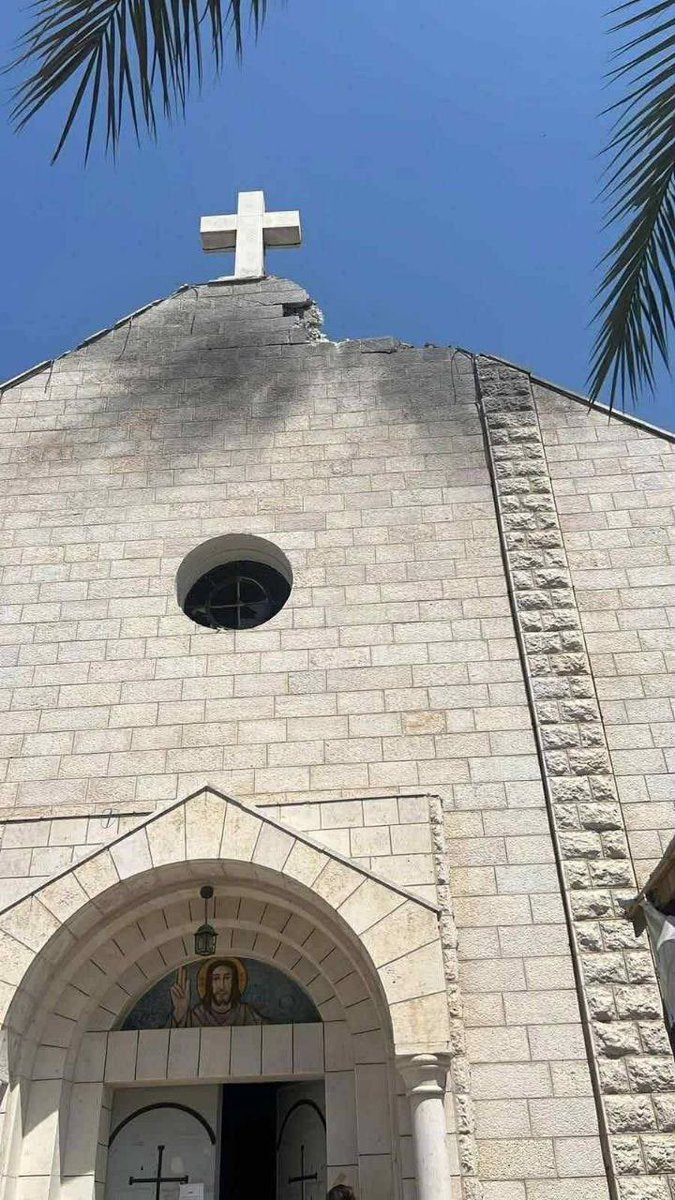 QudsNen's tweet image. Palestinian Saed Salam was killed following the Israeli attack on the Catholic Holy Family Church in eastern Gaza City, where over 400 Christians had been seeking refuge after their homes were destroyed in the ongoing Israeli genocidal war.