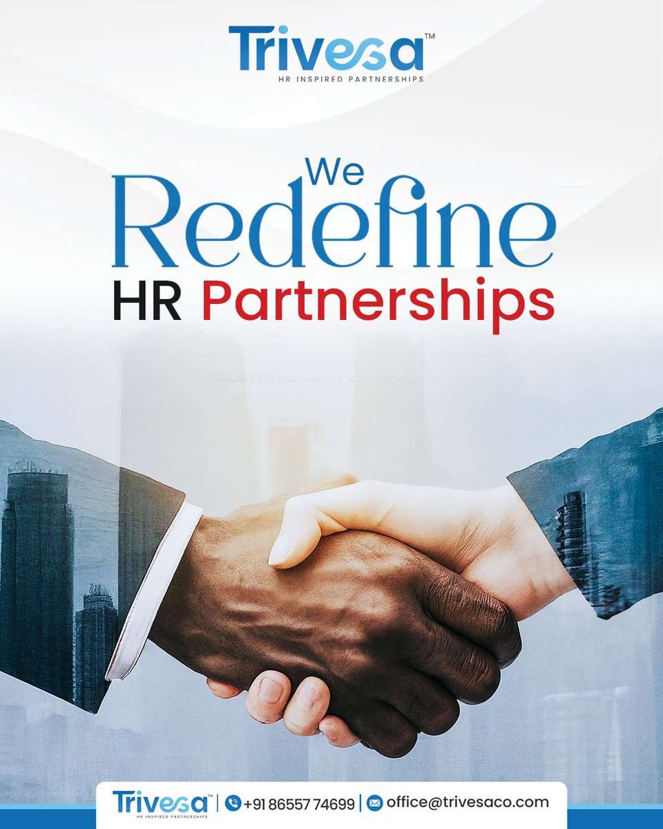 Trivesaco's tweet photo. 🤝 At Trivesa, we don’t just build HR partnerships — we redefine them.

From strategy to success, we align with your vision to create impactful HR solutions! https://t.co/g9VcsmWuR7