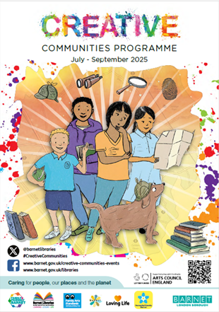 BarnetLibraries's tweet photo. Keep the kids busy at the library all summer long with our programme of activities for families. Pick up a #CreativeCommunities programme at your local library, or check our events listings online https://t.co/uANMd8EnXL
#BarnetSummerRead2025 #BarnetBookDetectives
@BarnetCouncil https://t.co/dZ7KVMLgwc