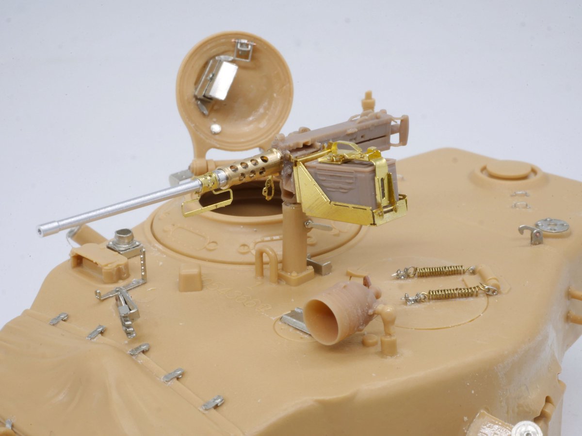 RockkenModel's tweet image. 1/35 タミヤ M51 スーパーシャーマン 制作中です!
アベール製エッチングパーツとE.T.MODEL製レジンパーツを組み合わせています。
M2が格好良い!