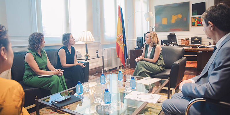 ugt_ensenanza's tweet image. Nos hemos reunido con la ministra de Educación @Pilar_Alegria para trasladarle nuestras principales reivindicaciones y la urgente necesidad de mejorar las condiciones sociolaborales del profesorado.