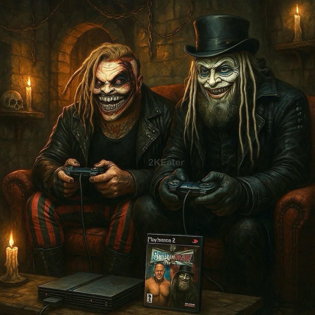 Game on ⭕️

(Via facebook.com/share/p/1Jpqwb…?)

#UncleHowdy #JoeGacy #Huskus #DexterLumis #Mercy #NikkiCross #Abby #ErickRowan #RamblinRabbit #SisterAbigail #AbbyTheWitch #WyattSicks #BoDallas #WWERAW  #BrayWyatt #WindhamRotunda #TheFiend #Smackdown  #AlexaBliss