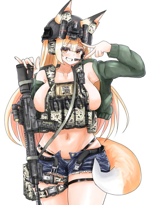 #これでフォロワーさん増えました タクティカルスケベけもみみギャルっす