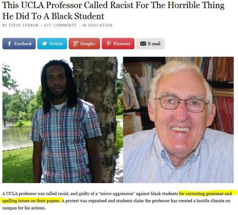 iamyesyouareno's tweet image. Apparently educational standards are racist.