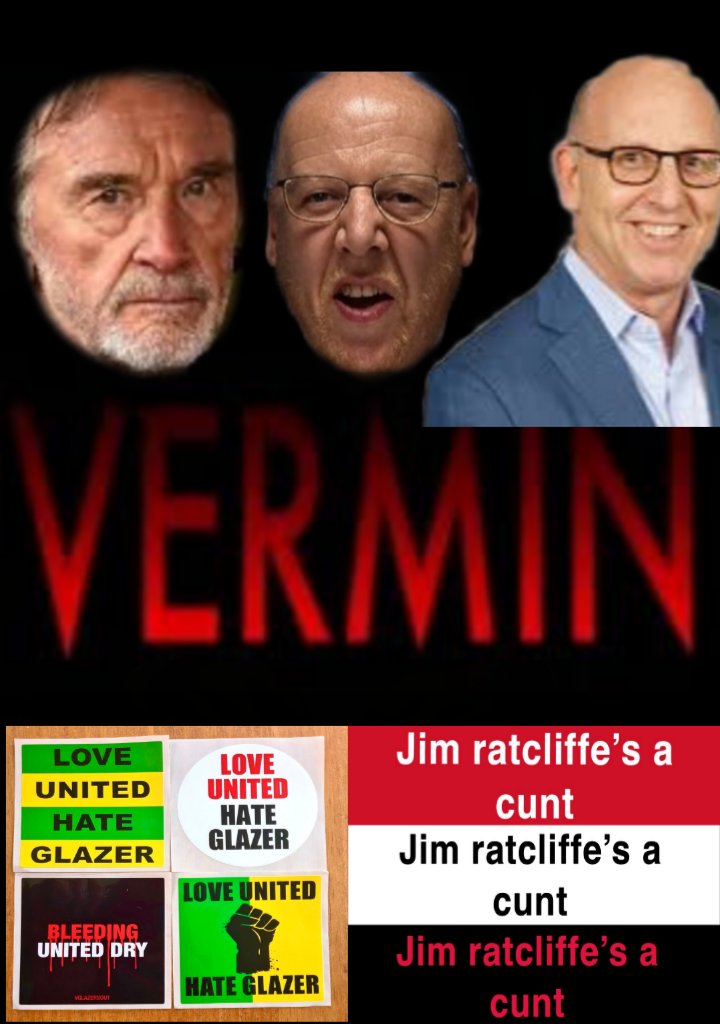 DavidJerem11291's tweet image. #GlazersOut #RatcliffeOut #GlazersRotInHELL #GlazersAreVileVermin #Mufc