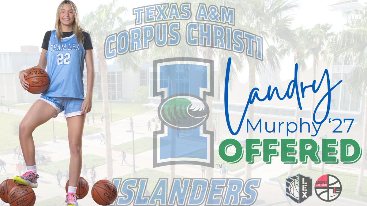 Landry Murphy (@landrymurphy22) on Twitter photo After a great conversation with <a href="/CoachTMWilson/">Toyelle Wilson</a>, I am grateful to have received an offer from <a href="/Go_Islanders/">Islanders Athletics 🤙</a>. Thank you for this opportunity!
@pbrhoops
<a href="/AHSLadyEagles/">Argyle Lady Eagles Basketball</a>
<a href="/TeamLexHoops/">Team Lex Basketball</a>
<a href="/CoachFParks/">Frankie Parks</a>
<a href="/UANextGHoops/">Girls UAA</a>
@singletonbball After a great conversation with <a href="/CoachTMWilson/">Toyelle Wilson</a>, I am grateful to have received an offer from <a href="/Go_Islanders/">Islanders Athletics 🤙</a>. Thank you for this opportunity!
@pbrhoops
<a href="/AHSLadyEagles/">Argyle Lady Eagles Basketball</a>
<a href="/TeamLexHoops/">Team Lex Basketball</a>
<a href="/CoachFParks/">Frankie Parks</a>
<a href="/UANextGHoops/">Girls UAA</a>
@singletonbball