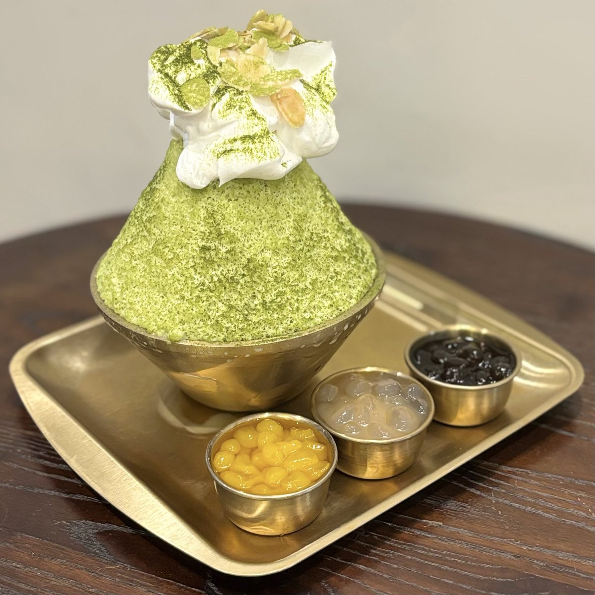 cheese foam matcha bingsu was kind of everything