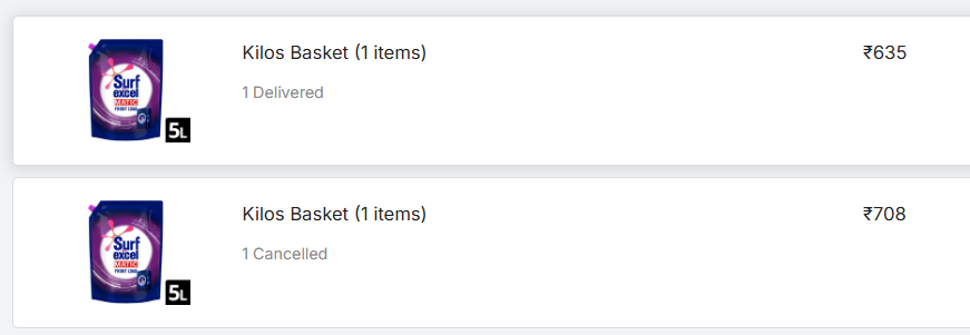 chetansmore's tweet photo. Ordered Surf Excel on Flipkart for ₹708 during sale.
Next day: Order cancelled – seller can’t restock.
1 min later, same seller lists it for ₹635 🤡
Ordered again. Delivered

So Flipkart cancels your order just to sell it cheaper?😂
#FlipkartLogic #OnlineShopping  @dealztrendz https://t.co/C8YRnl1ji3