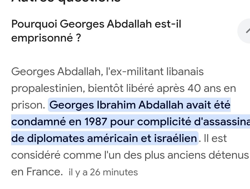 Soutien de pano 🤮😱 pour un  terroriste multi meurtrier 
et que l'on me dit pas que la LFI n'est pas dangereuse souvenez vous de ça en 2027