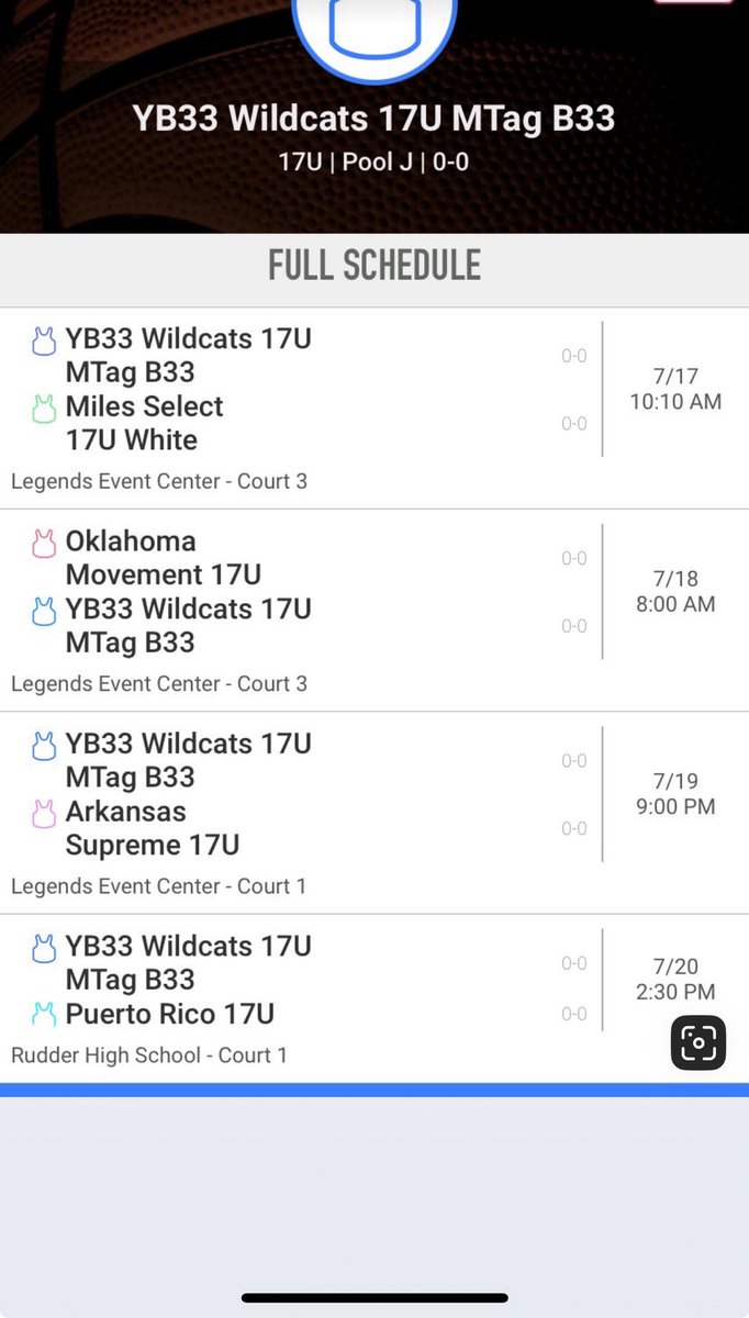 Schedule for this week in Bryan,TX!
<a href="/Yb33nation/">YB33</a> 
<a href="/raccoonhoops/">raccoonhoops</a> 
<a href="/PRO16League/">PRO16/NXTPRO League</a> 
<a href="/NxtProHoops/">NXTPRO Hoops</a>