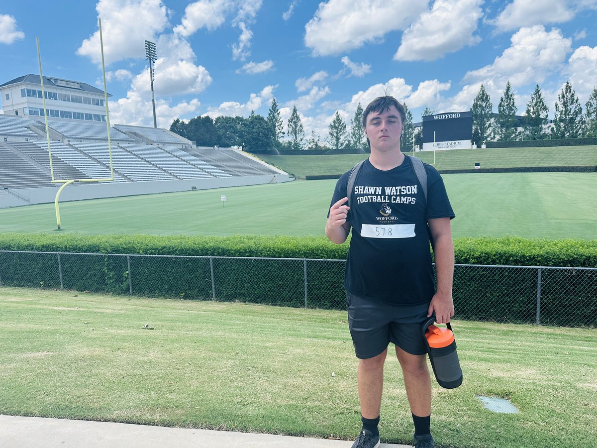 Dylan Duty (@dylanduty58) on Twitter photo Had a great time with <a href="/Wofford_FB/">Wofford Football</a> on Wednesday! Got some great exposure and some great advice from <a href="/Cwoods75/">Corey Woods</a>
#football #wofford Had a great time with <a href="/Wofford_FB/">Wofford Football</a> on Wednesday! Got some great exposure and some great advice from <a href="/Cwoods75/">Corey Woods</a>
#football #wofford