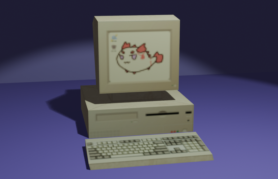 paper_memo's tweet image. bean in comter
i am still learning blender