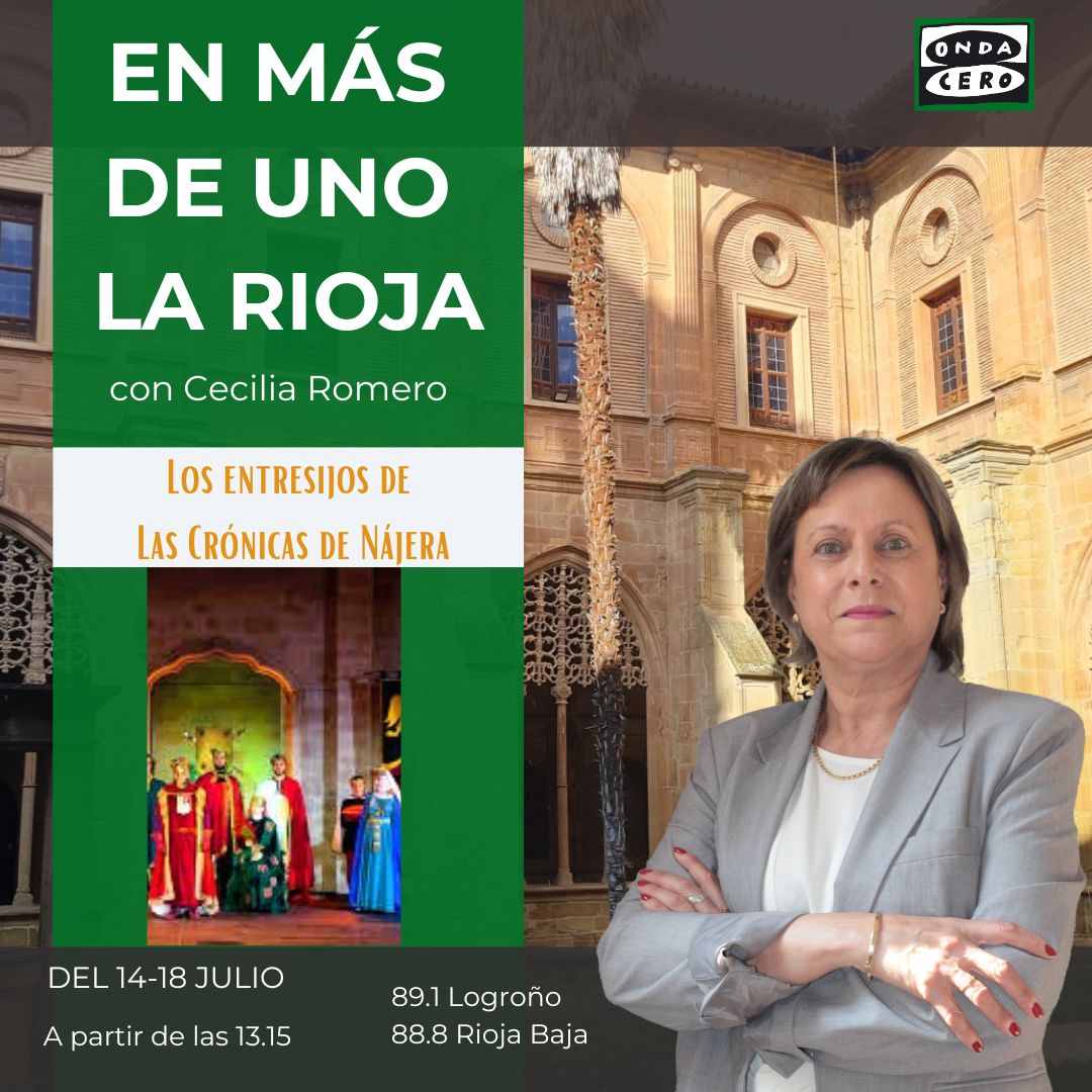 👑 Los entresijos de Las Crónicas de Nájera <a href="/CronicaNajerens/">Crónica Najerense</a> con Mabel del Pozo
 🎙️#endirecto
ondacero.es/emisoras/rioja…