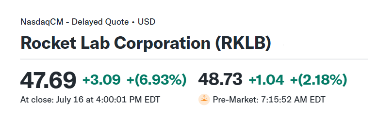 mvcinvesting's tweet image. 50 weeks after my initial purchase, $RKLB is officially a 10-bagger in my portfolio.
Not a bad way to start the day.
🤜🏻🤛🏻