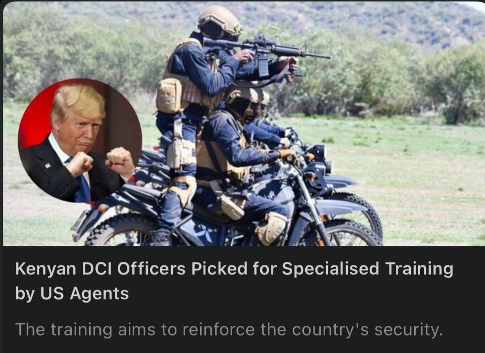⚡Kenyan DCI Officers Picked for Specialised Training by US Agents.