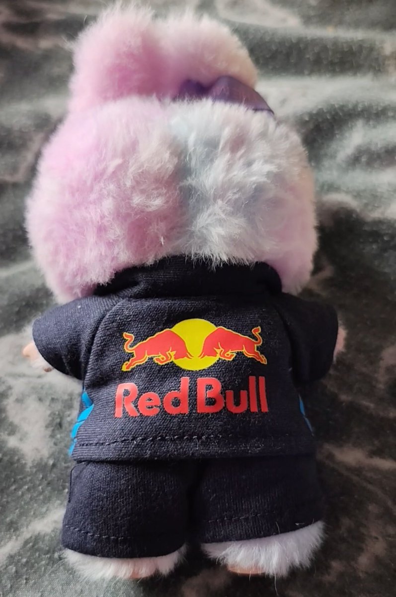 Luck got a new outfit  for the next #formula1 race 😁 obviously has to be  #RedBullRacing  🏎️

#labubu