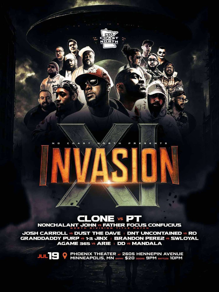 Just a few days away!

Invasion XI in Minneapolis,Mn !