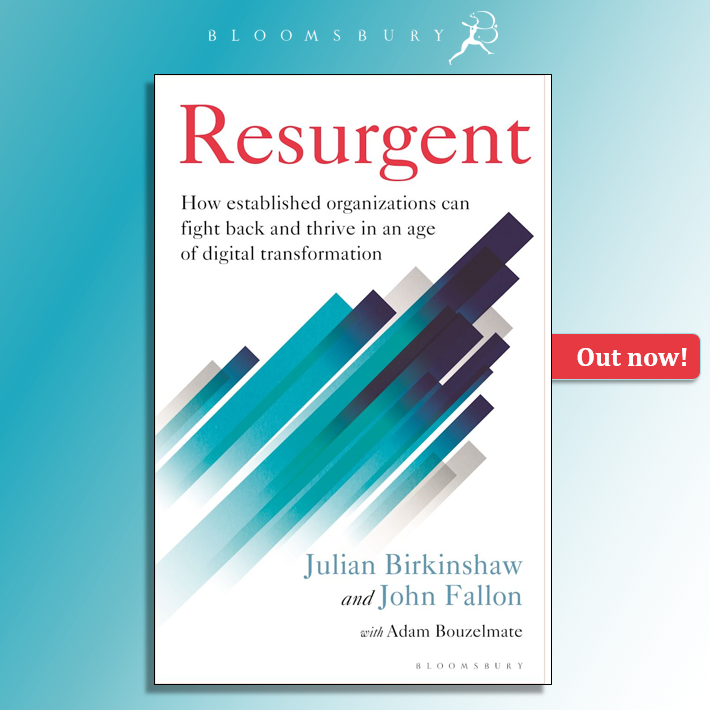 Published Today:bit.ly/4nSOzcB

Congratulations <a href="/johnfallon/">John Fallon</a> &amp; <a href="/JBirkinshaw/">Julian Birkinshaw</a>!

A practical handbook examining how established businesses can use their unique advantages to fight back and win in a digital arena too often dominated by tech start-ups, disruptors and unicorns.