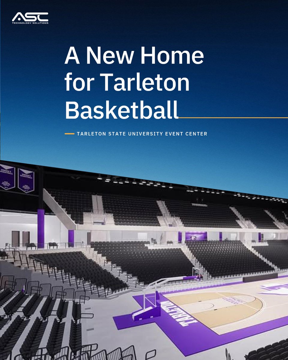 AscLimited's tweet image. Game Day, Supercharged.
ASC Techno powers Tarleton’s 148,000 sq ft arena—where innovation fuels every play.
This is the future of basketball.

#ASCTechno #TarletonBasketball #GameDayEnergy #SmartArena #TechDrivenSports #BasketballInnovation #PowerPlay #StephenvilleTX
