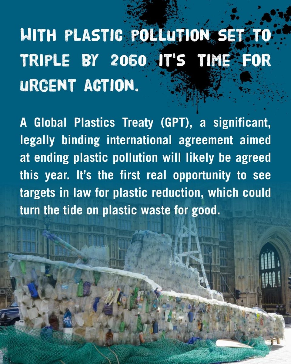 sascampaigns's tweet image. 📢Today MPs are meeting to discuss the global plastics treaty in parliament - but what is it and what do SAS hope to hear being discussed?
👉Swipe across to find out more about this debate, and be sure to stay tuned for updates on SAS's attendance at the Global Plastics Treaty…