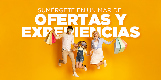 ¡Este verano sumérgete en un mar de ofertas y experiencias con nosotros! Del 18 de julio al 17 de agosto, ven canjea el cupón de la promoción y consigue miles de regalos. ¡Te esperamos!